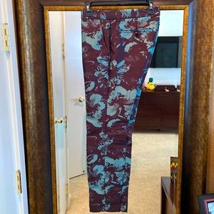 Dress trousers with floral pattern by Mr Turk